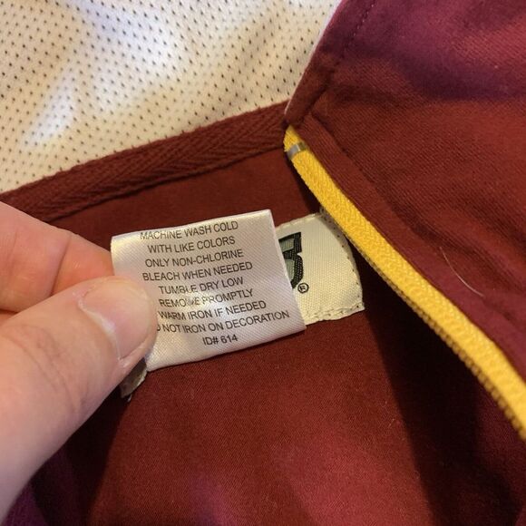 Iowa State ISU 1/4 Zip (M) Women's Top - Red Cyclones Thumb Holes Athletic Sport - Picture 6 of 10